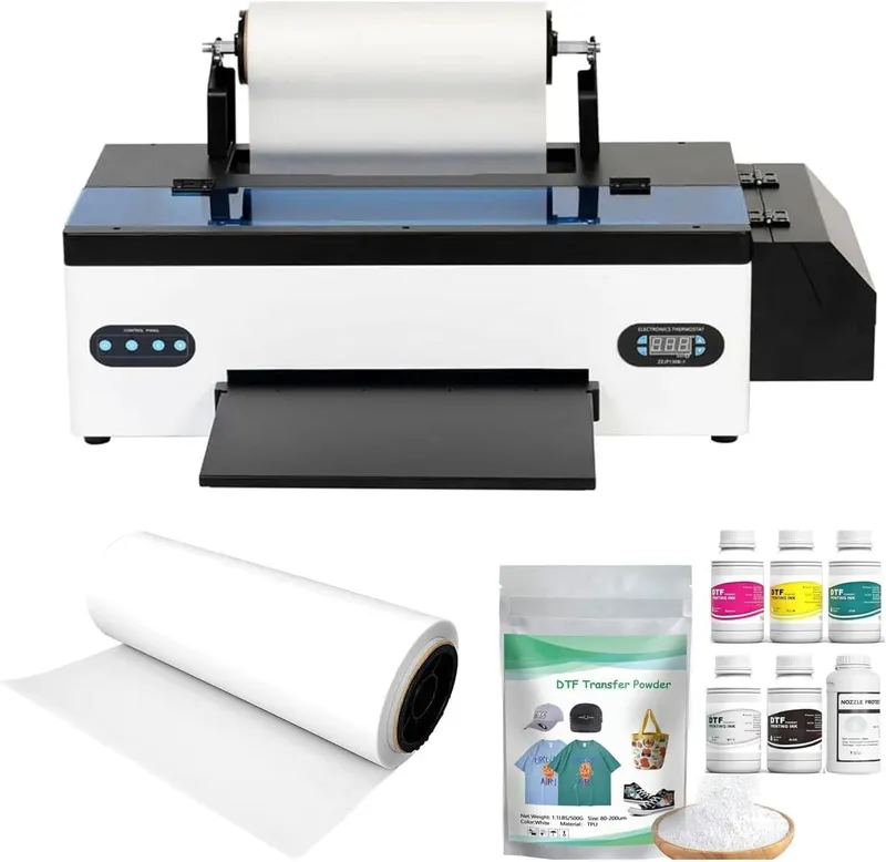 SENORTIAN DTF Printer L1800 Printer Machine 13in with Safety Software and Roll Feeder